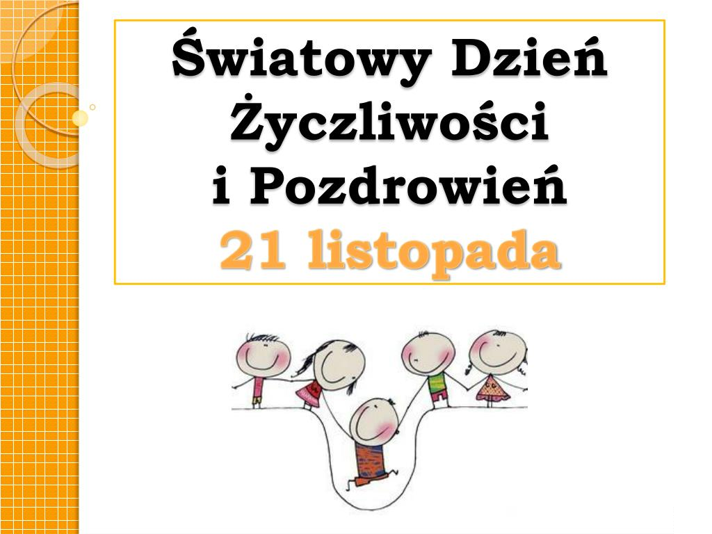 Ilustracja wprowadzenia: 21 listopada – Dzień Życzliwości i Pozdrowień